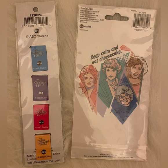 Golden Girls Set Sticker and Bookmarks - Picture 2 of 2